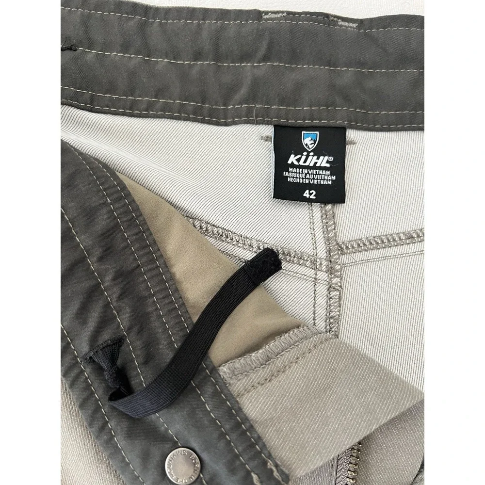 Kuhl Shorts Shift Amphibia Brown-Gray Men's 42 Performance Hybrid Short 7.5